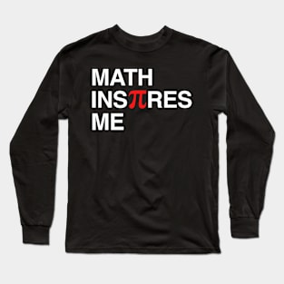 Math Inspires Me Long Sleeve T-Shirt